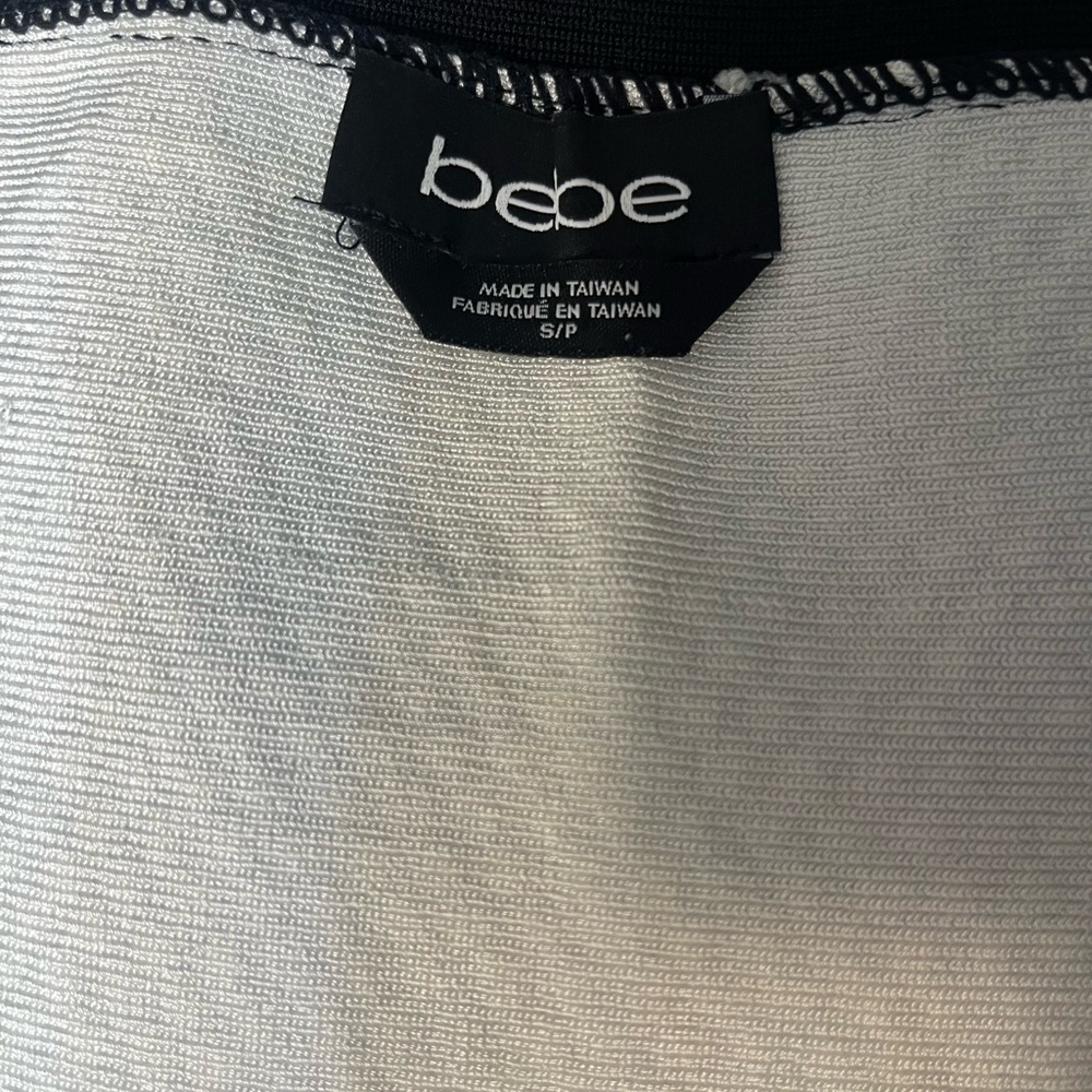 Bebe Pencil Women’s Skirt Black And White Size Small - Picture 6 of 11